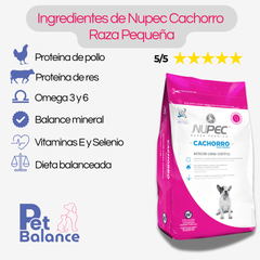 Nupec Cachorro razas pequeñas 8 kg