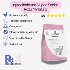 Nupec Senior razas mini 3 kg