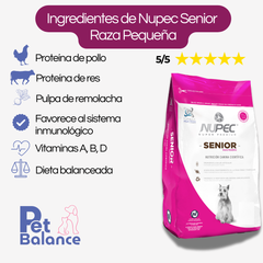 Nupec Senior razas pequeñas 8 kg