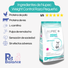 Nupec Weight Control Razas Pequeñas 2 kg