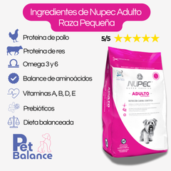 Nupec Adulto razas pequeñas 8 kg