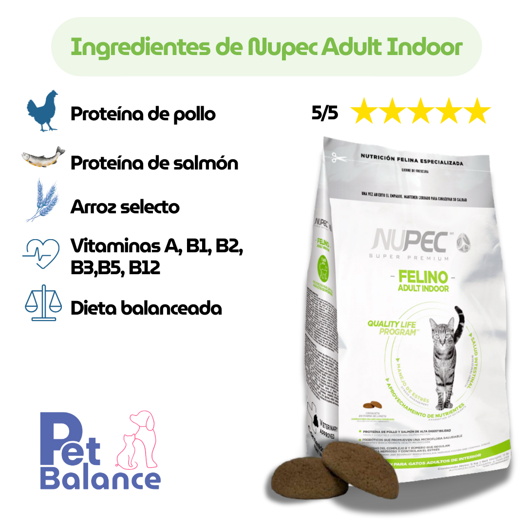 Nupec Felino Adult Indoor 3 kg