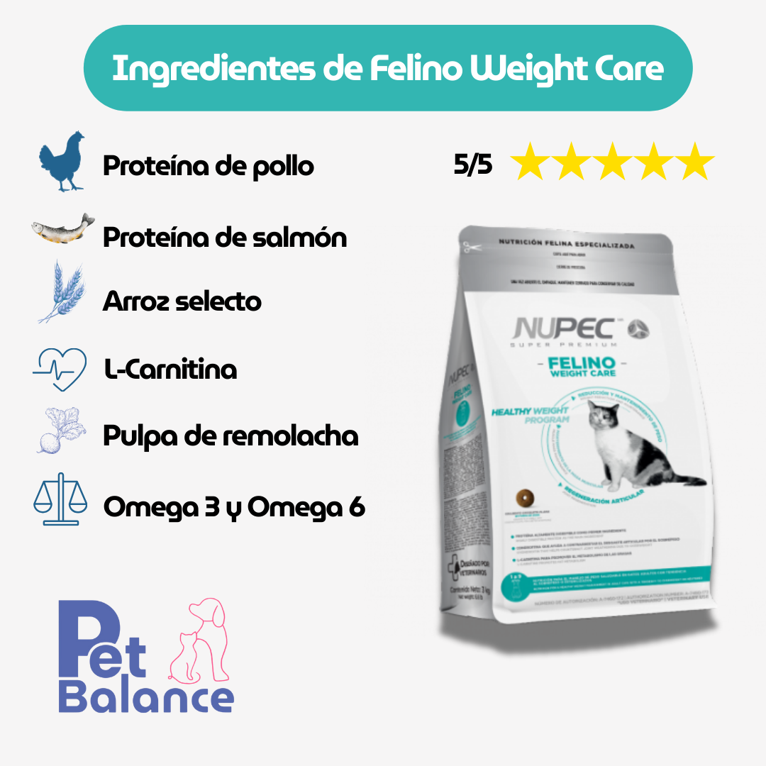 Nupec Felino Weight Care 3 kg