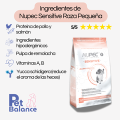 Nupec Sensitive Razas Pequeñas 8 kg