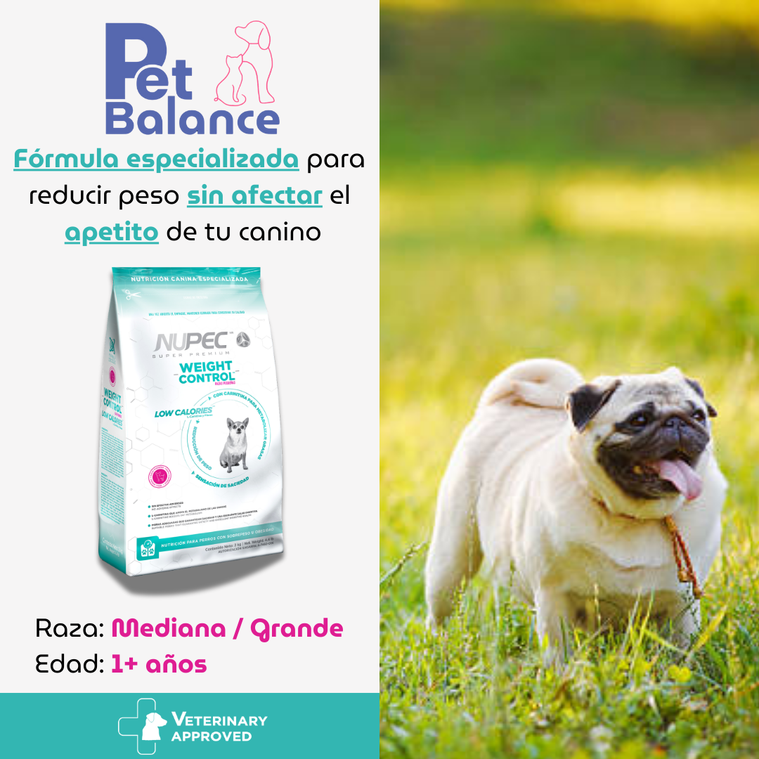 Nupec Weight Control Razas Pequeñas 2 kg